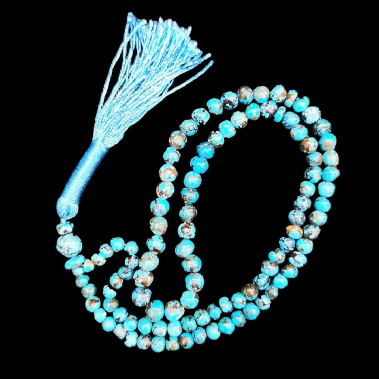 Persischer Rosenkranz mit Neyshabur-Türkis 101 Gebetsperlen Tasbih gefertigt