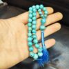 Persischer Rosenkranz mit Neyshabur-Türkis 33 Gebetsperlen Tasbih gefertigt