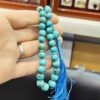 Persischer Rosenkranz mit Neyshabur-Türkis 33 Gebetsperlen Tasbih gefertigt