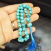 Persischer Rosenkranz mit Neyshabur-Türkis 33 Gebetsperlen Tasbih gefertigt