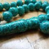 Persischer Rosenkranz mit Neyshabur-Türkis 33 Gebetsperlen Tasbih gefertigt