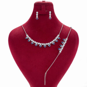Persisches Silber-Schmuckset mit Rubin-Gemstone für Damen