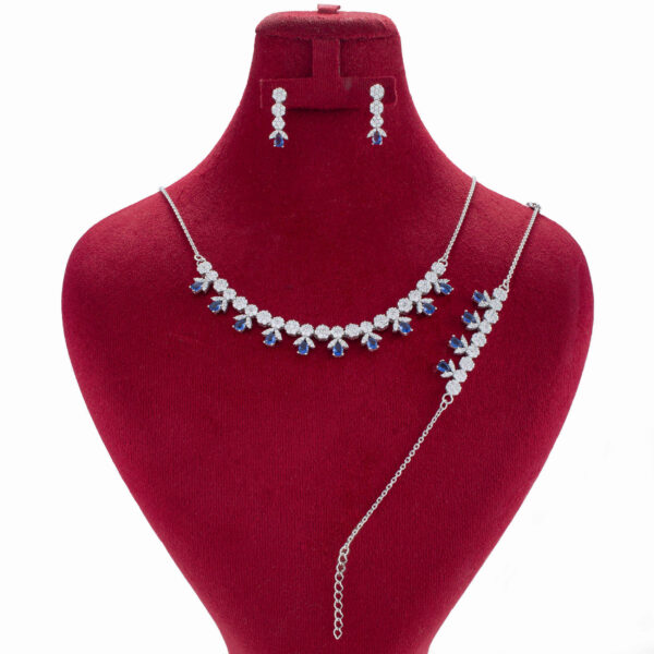 Persisches Silber-Schmuckset mit Rubin-Gemstone für Damen