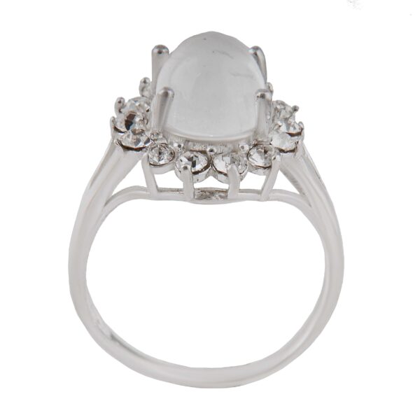 Dur-e Najaf Silberring für Damen, Verlobungsring Bliss