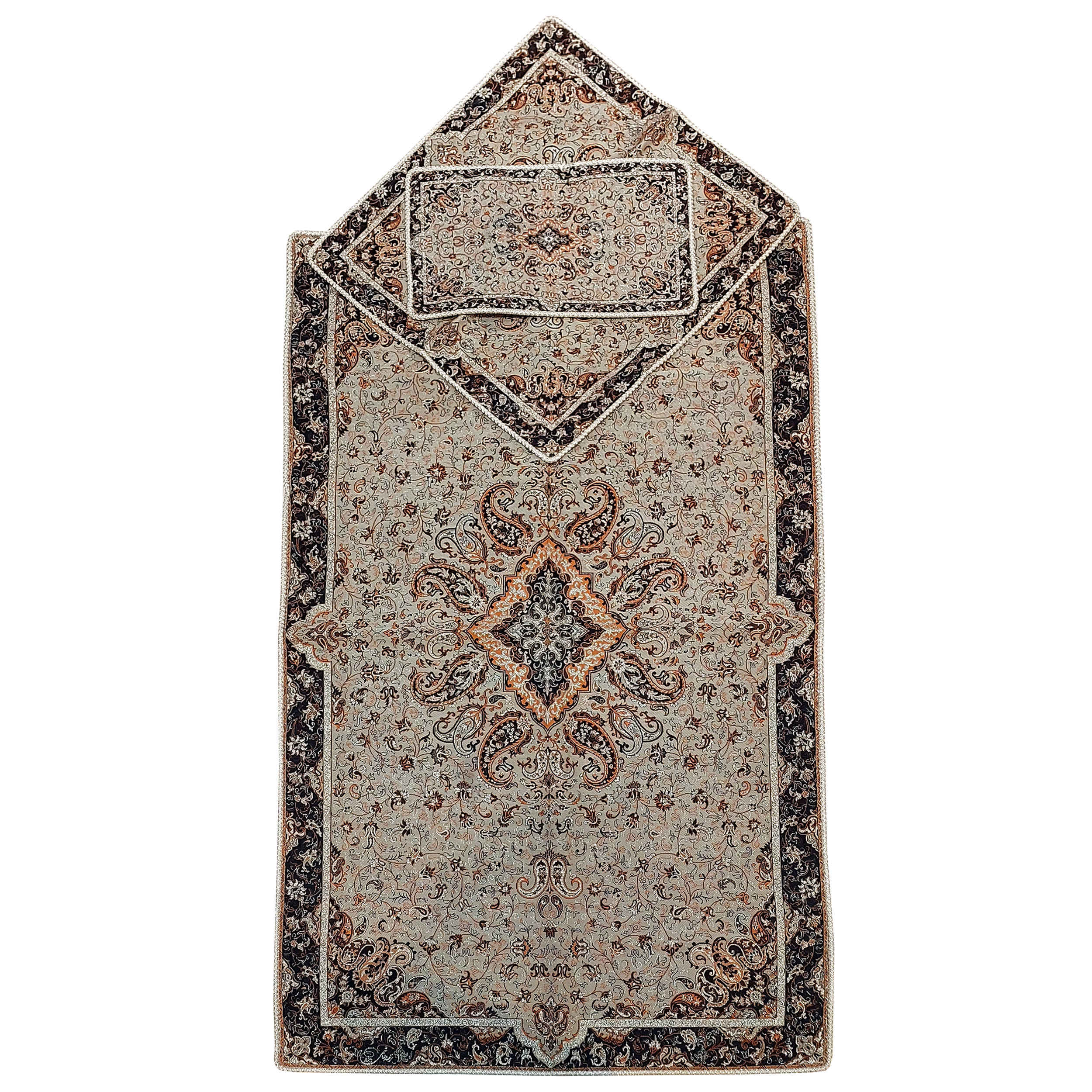 Persische Termeh-Gebetsmatte Elegantes Dünnes Design Sajada Paisley