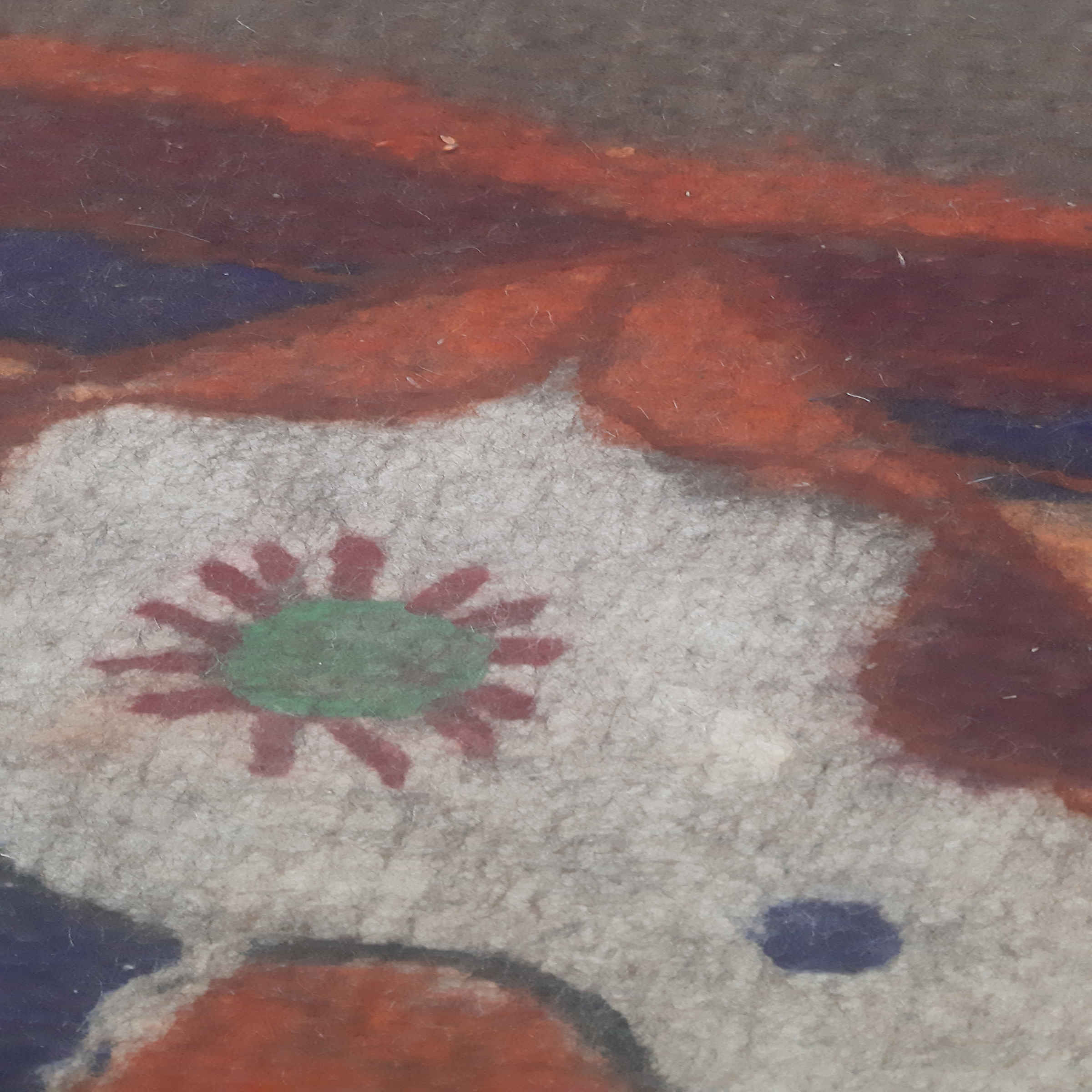 Persischer Wollfilzteppich 100% natürlich und handgefertigt Kiyan