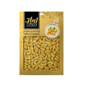 Mit Safran Aromatisierte Geröstete & Gesalzene Ganze Cashews 600 g (2×300 g)