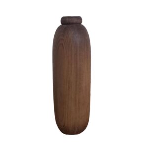 Handgefertigte dekorative Holz-Einzelstielvase, minimalistisch & schick – 2er-Set