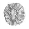 Satin Schlafmütze Luxus Weiß für Damen