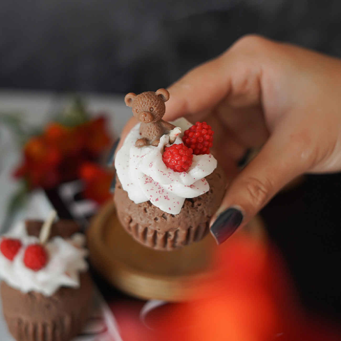 Duftkerzenglas für Geschenk & Dekoration mit Cupcake-Duft