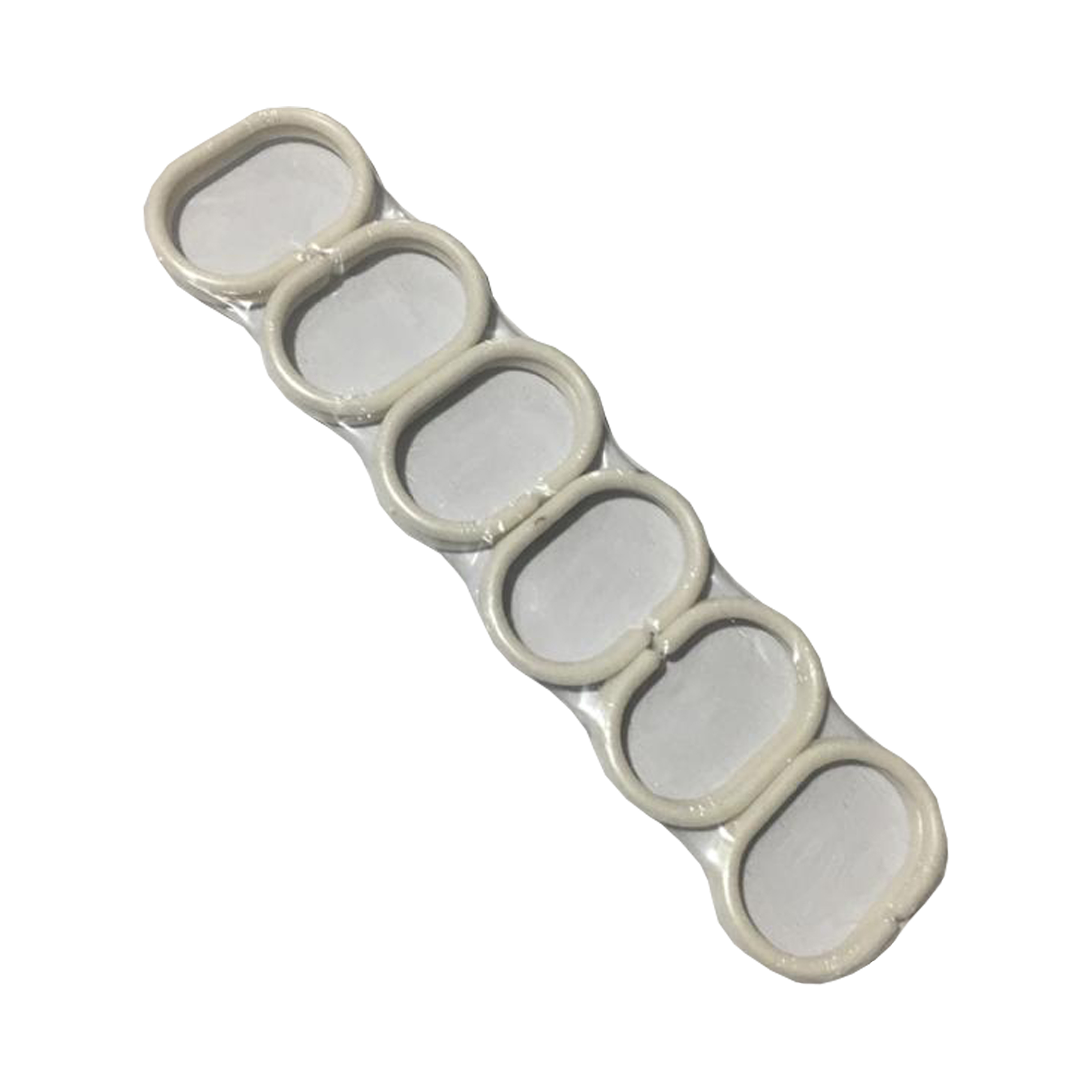 Duschvorhang für Badezimmerdekoration im Design von Regentropfen