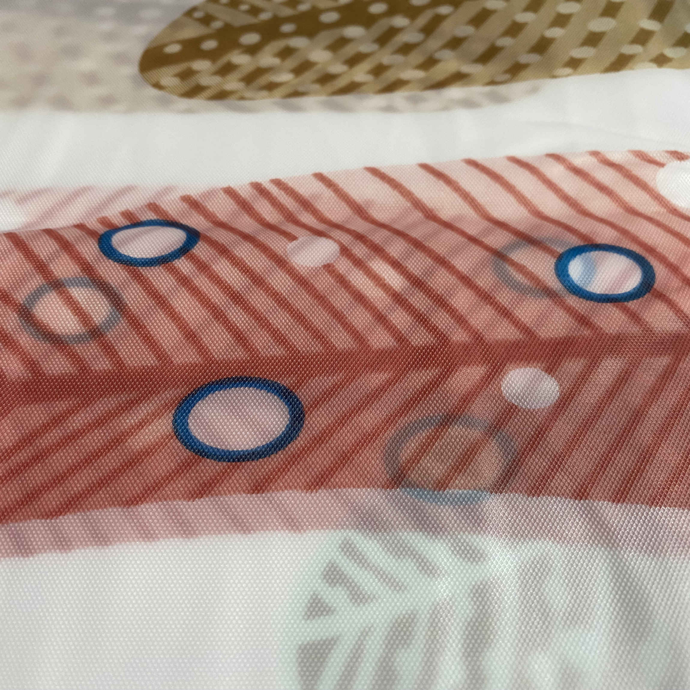 Duschvorhang aus Polyester mit 12 Hakenlöchern für Badezimmerdekoration