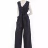 Ärmelloser Jumpsuit mit Gürtel für Frauen Modell Tanaz