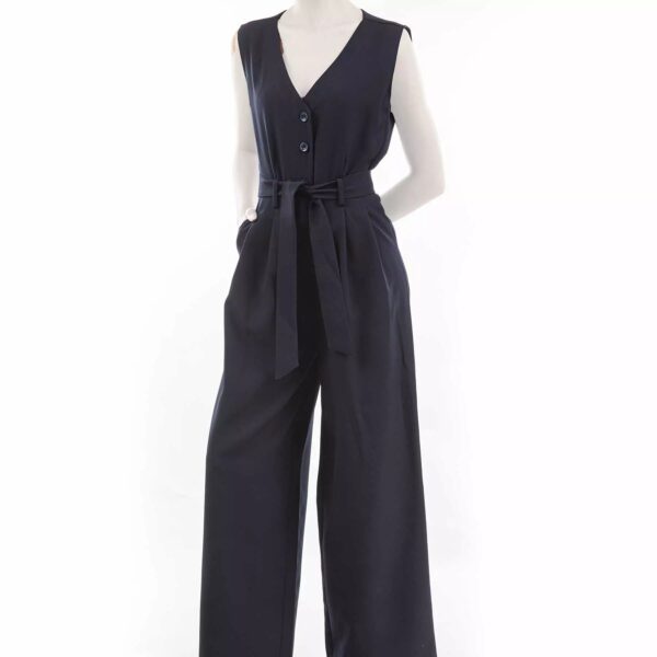 Ärmelloser Jumpsuit mit Gürtel für Frauen Modell Tanaz