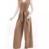 Ärmelloser Jumpsuit mit Gürtel für Frauen Modell Tanaz