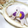 Snap-Haarspangen-Set mit Handbesticktem Ballerina-Design