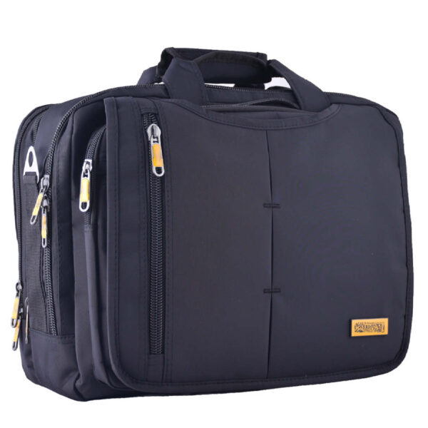 Geräumige Leder-Aktentasche passend für 13- bis 15-Zoll-Laptops Modell A-70