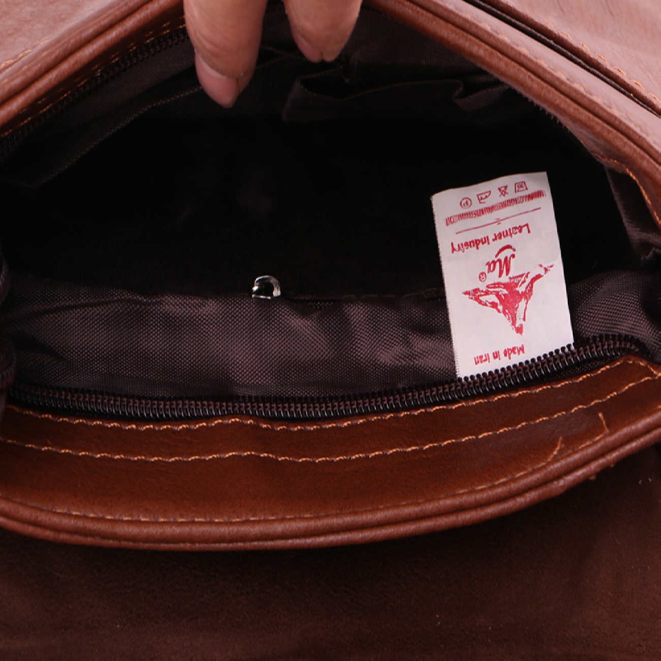 Geräumige Leder Aktentasche – Für 15-17 Zoll Laptops Modell MJ-20