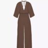 Dreiviertelarm Jumpsuit für Frauen Modell Sommer