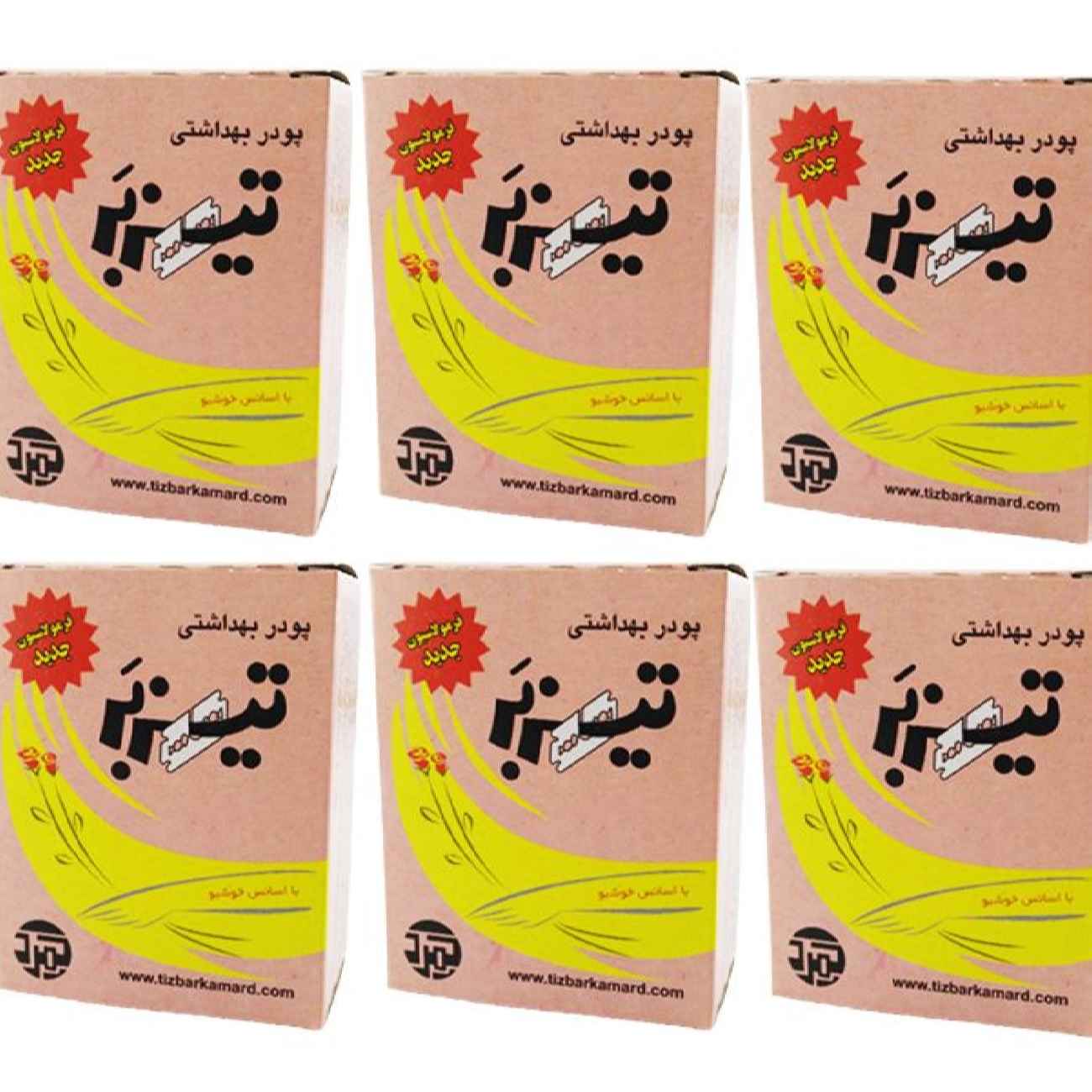 Tizbar Vajebi Duftendes Haarentfernungs-Pulver 200 ml (x10)