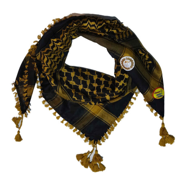 Unisex-Wüstenkopftuch – Leichtes Polyester-Keffiyeh im Arabischen Stil