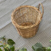 Korb aus Weiden- und Bambusgeflecht, handgewebt Modell Circle, Set aus 3