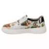 Graffiti-Print Sneakers - Damenchic Freizeitschuhe Modell Sabrina