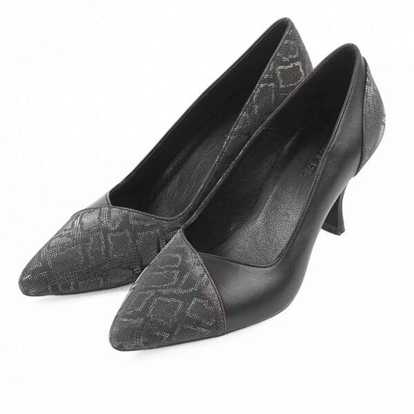 Damenschuhe aus natürlichem Leder mit hohen Absätzen Modell Bantel