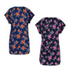 Damen Kurzarm Hemd mit Blumenmuster im 2er-Set