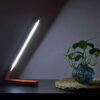 Holz Schreibtisch LED Lampe Handgefertigt zum Lesen