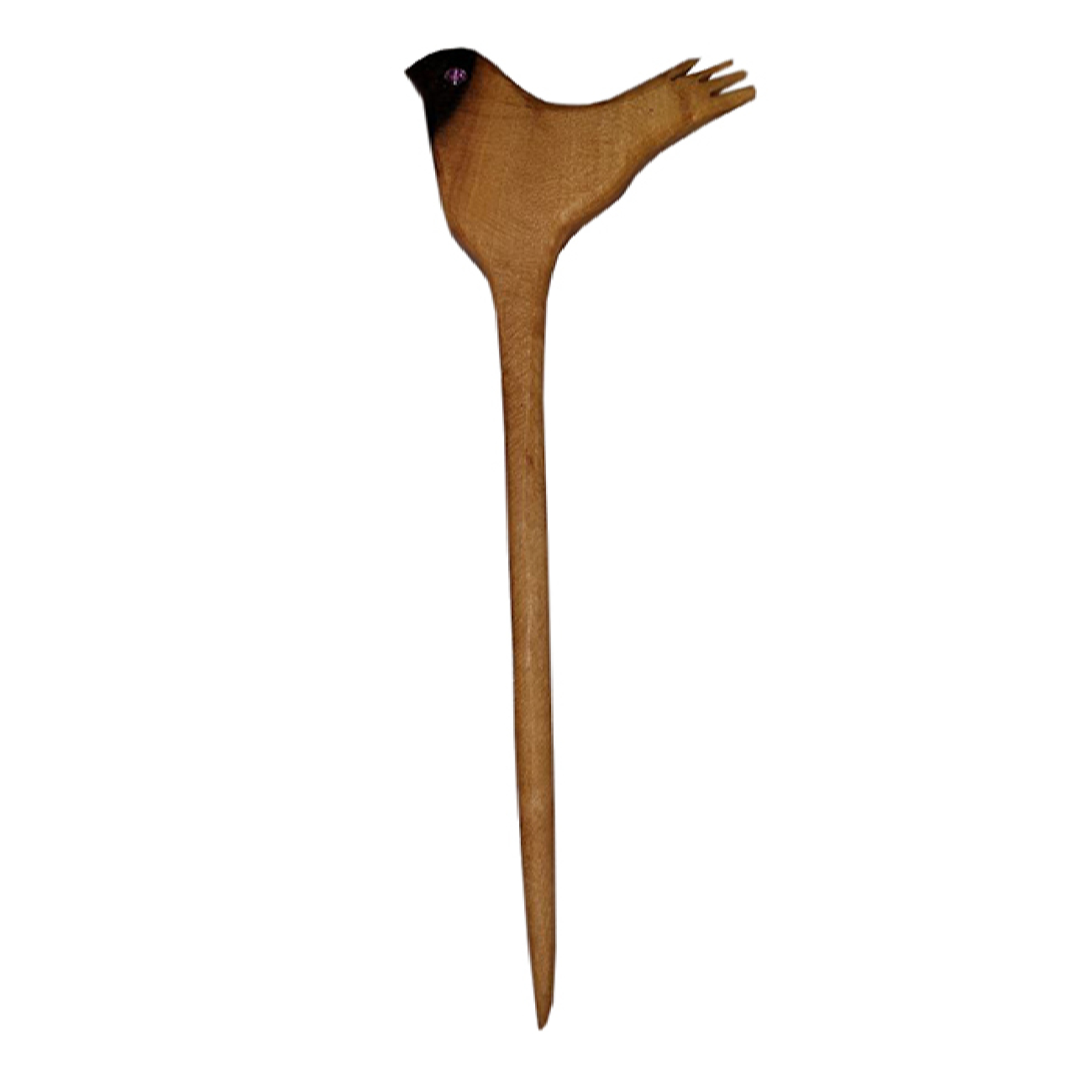 Holz-Haarnadel für Frauen Handgefertigtes Modell Vogel