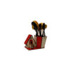 Holz-Make-up-Pinselhalter im Landhausstil