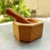 Holzmörser & Stößel Set für Kräuter und Gewürze Modell Keyhan