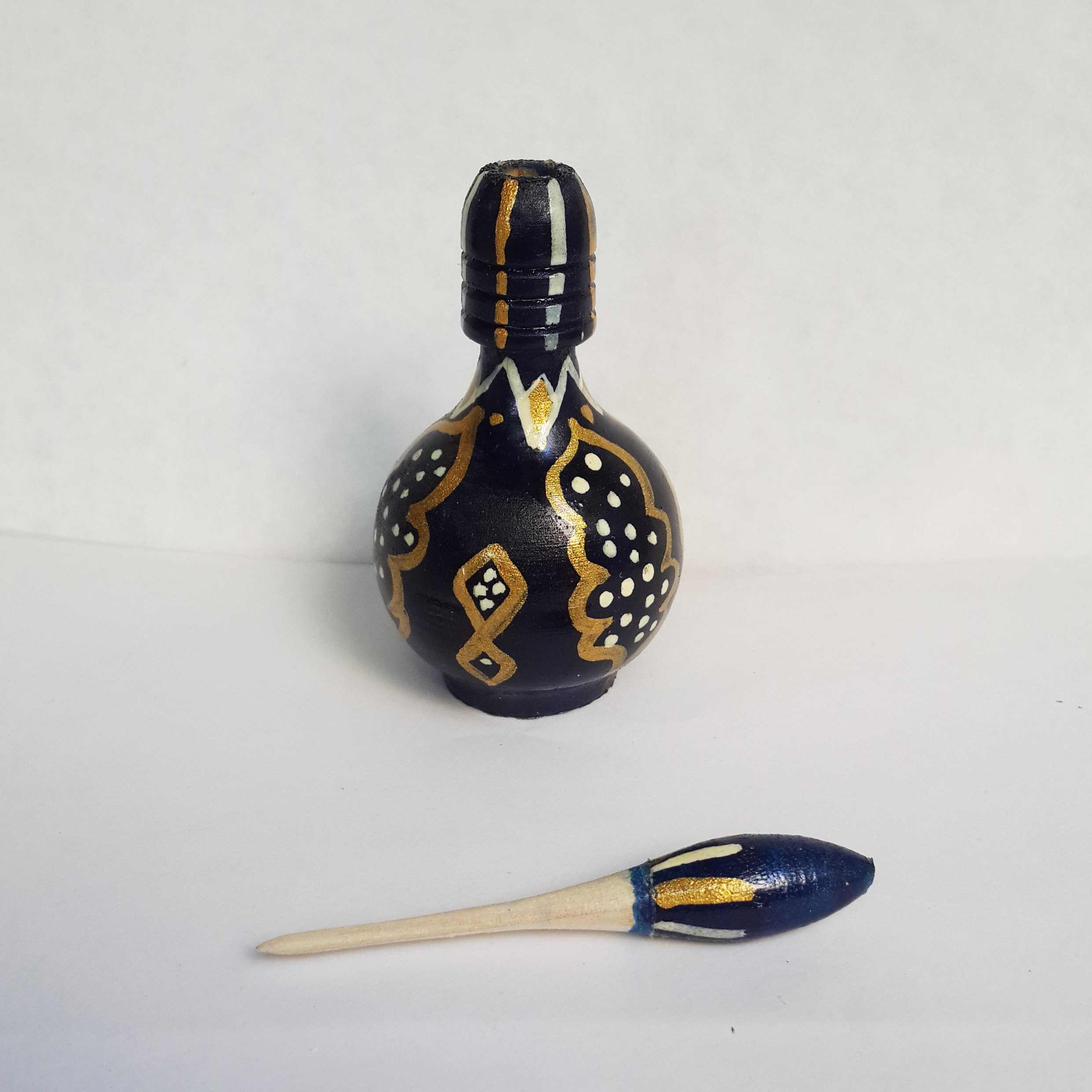 Holzener Persischer Surma Dani Kohlhalter Traditionell Navy Blau (x2)