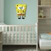 Holzwanduhr für das Kinderzimmer Modell SpongeBob