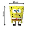Holzwanduhr für das Kinderzimmer Modell SpongeBob