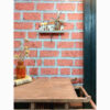 Holz-Wand-Schlüsselhalter mit Hütten-Design