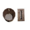 Holz-Abfalleimer- und Taschentuchbox-Set – Linda