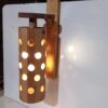Einstellbare Holz Wandleuchte mit Loch Design