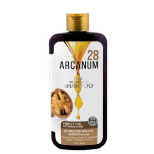 Arcanum Haar Nährendes Shampoo mit hydrolysiertem Walnuss- & Arganextrakt für normales Haar (x2)