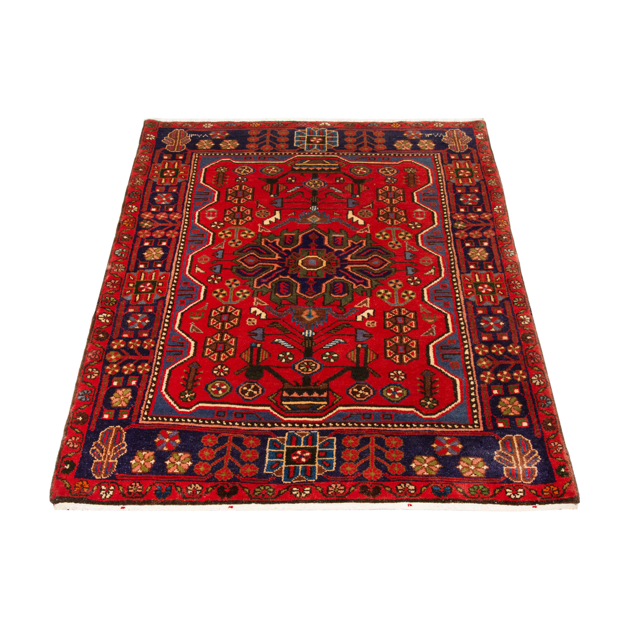 Authentischer iranischer Gebetsteppich, handgeknüpft & luxuriöser Sajada Tahmasp