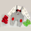 Baby T-Shirt und Strampler Set mit Minnie Mouse Design
