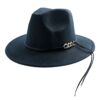 Chapeau-Hut in Schwarz Klassisch für Herren Modell Fedora