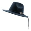 Chapeau-Hut in Schwarz Klassisch für Herren Modell Fedora
