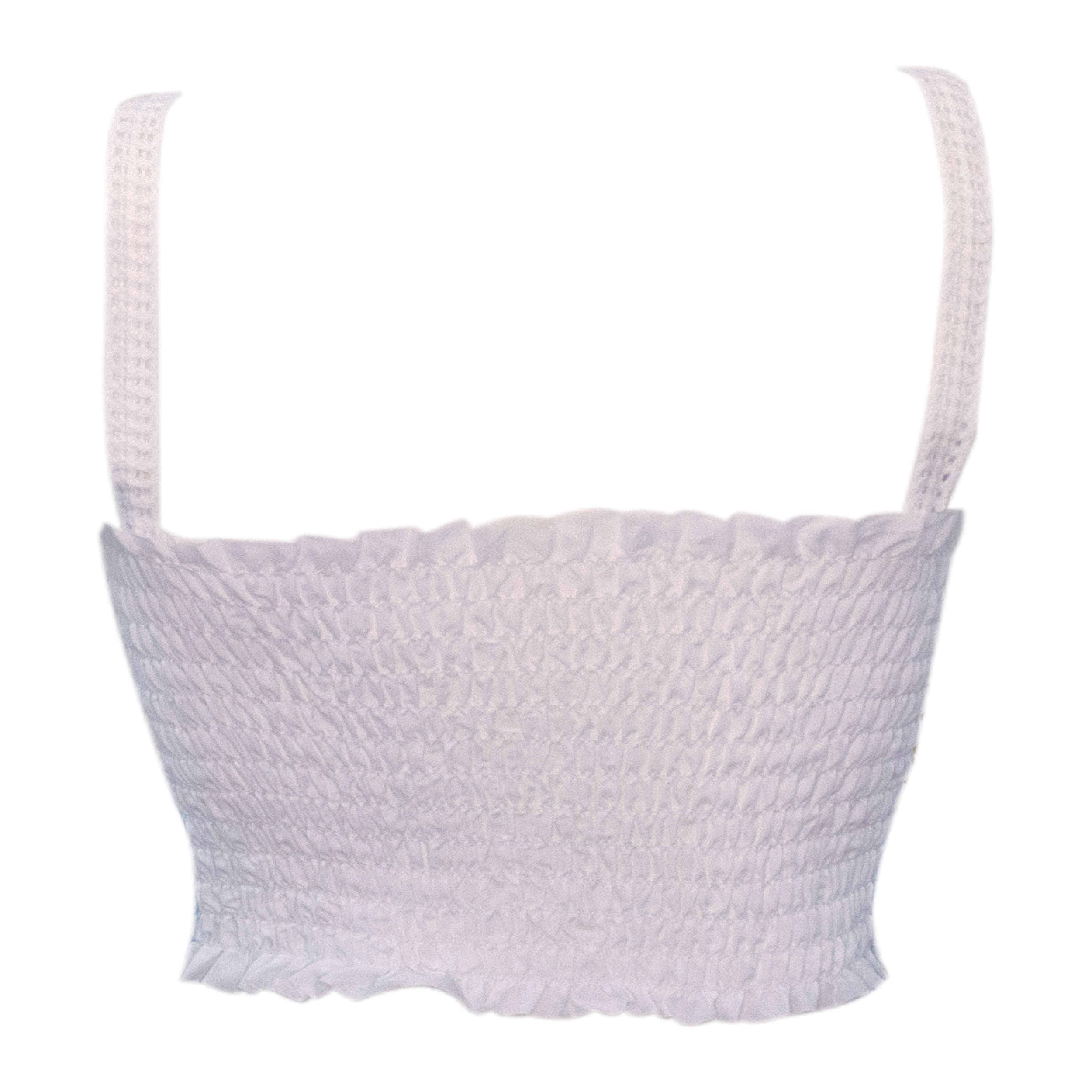 Händergefertigtes Häkeltop für Damen Modell Regenbogen