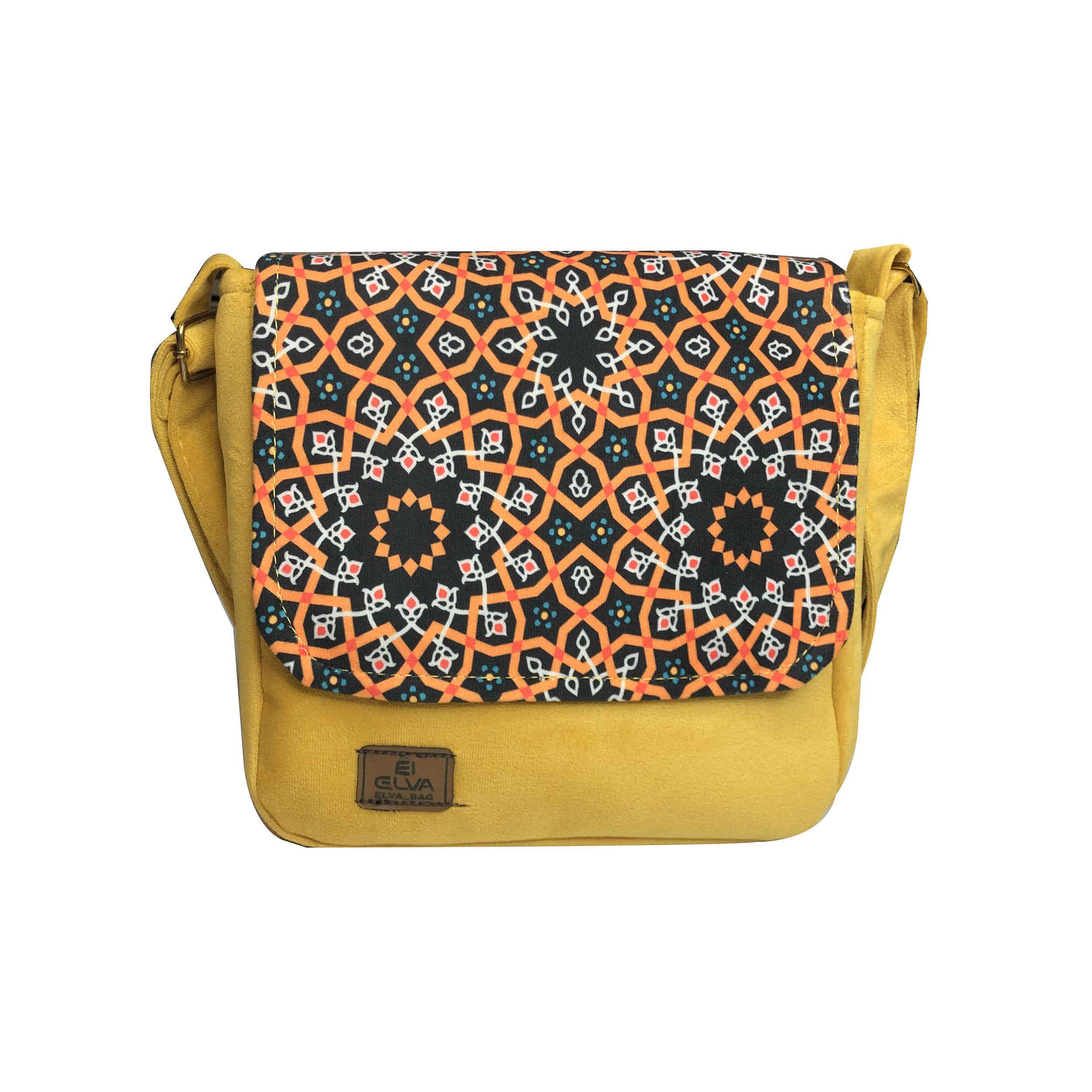 Bohemian Umhängetasche – Modell Sun mit persisch inspiriertem Muster