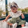 Süßes Baby-Lätzchen mit Blumenmuster, Modell „Paradies“