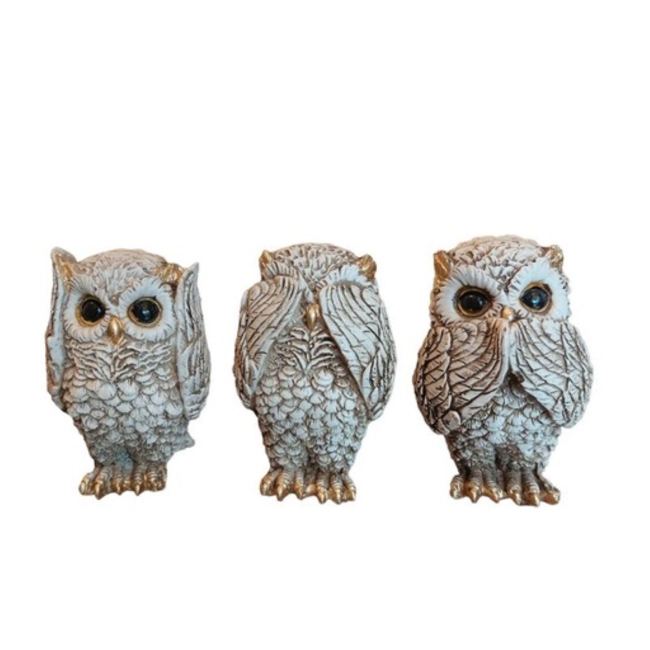 Dekorative Baby-Eulen-Figuren - Augen der Weisheit