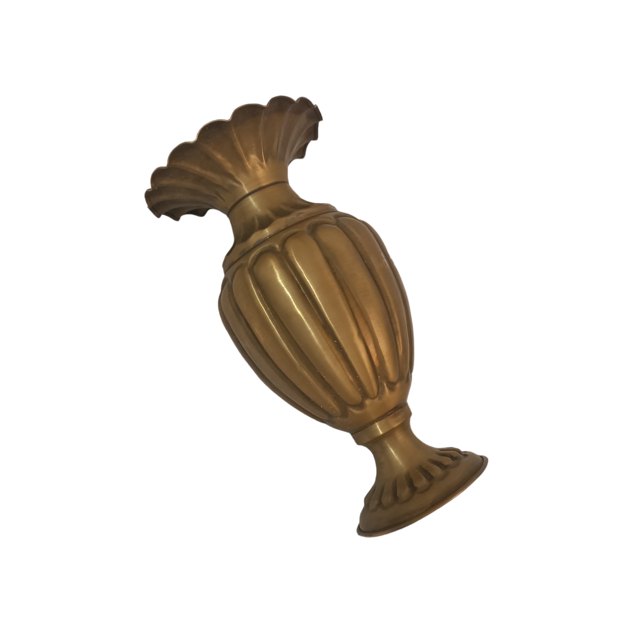 Traditionelle Handgefertigte Dekorative Messingvase für Wohnkultur