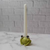 Dekorativer keramischer Kerzenhalter mit Frosch-Design, handgefertigt